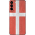 Denmark Flag Distressed Galaxy S22 Plus Skin